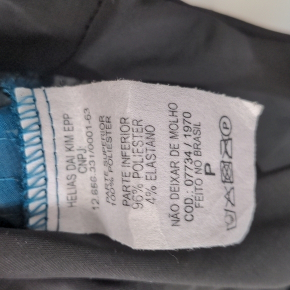 𝅺NMZ Collection Turquoise Sequin Bodysuit small - Picture 6 of 12